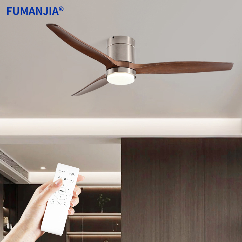Ceiling Fan With Remote Control Reversible - FUMANJIA 3-Blade 42/52/56/60
