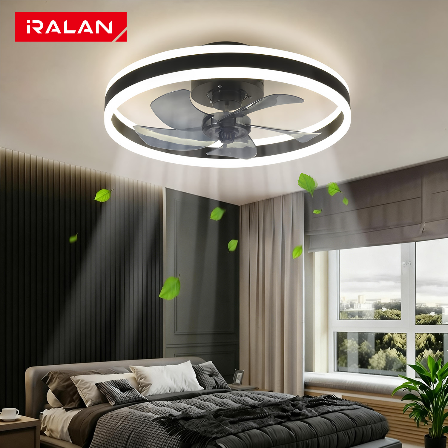 Ceiling Fan With Remote Control Reversible - Modern Ceiling Fan (With Lighting) Silent