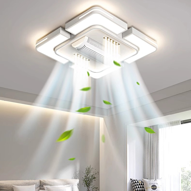 Ceiling Fan Led 3 Blade Modern - Modern LED Lamp with Ceiling Fan