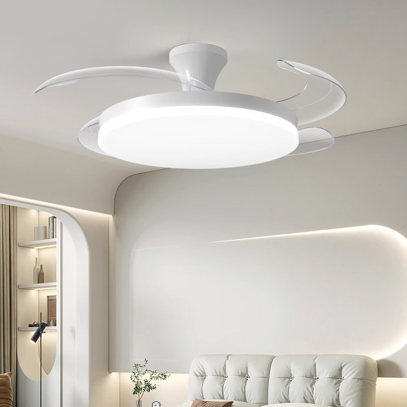 Smart Ceiling Fan With Light Remote - Modern Invisible LED Ceiling Fan Lights
