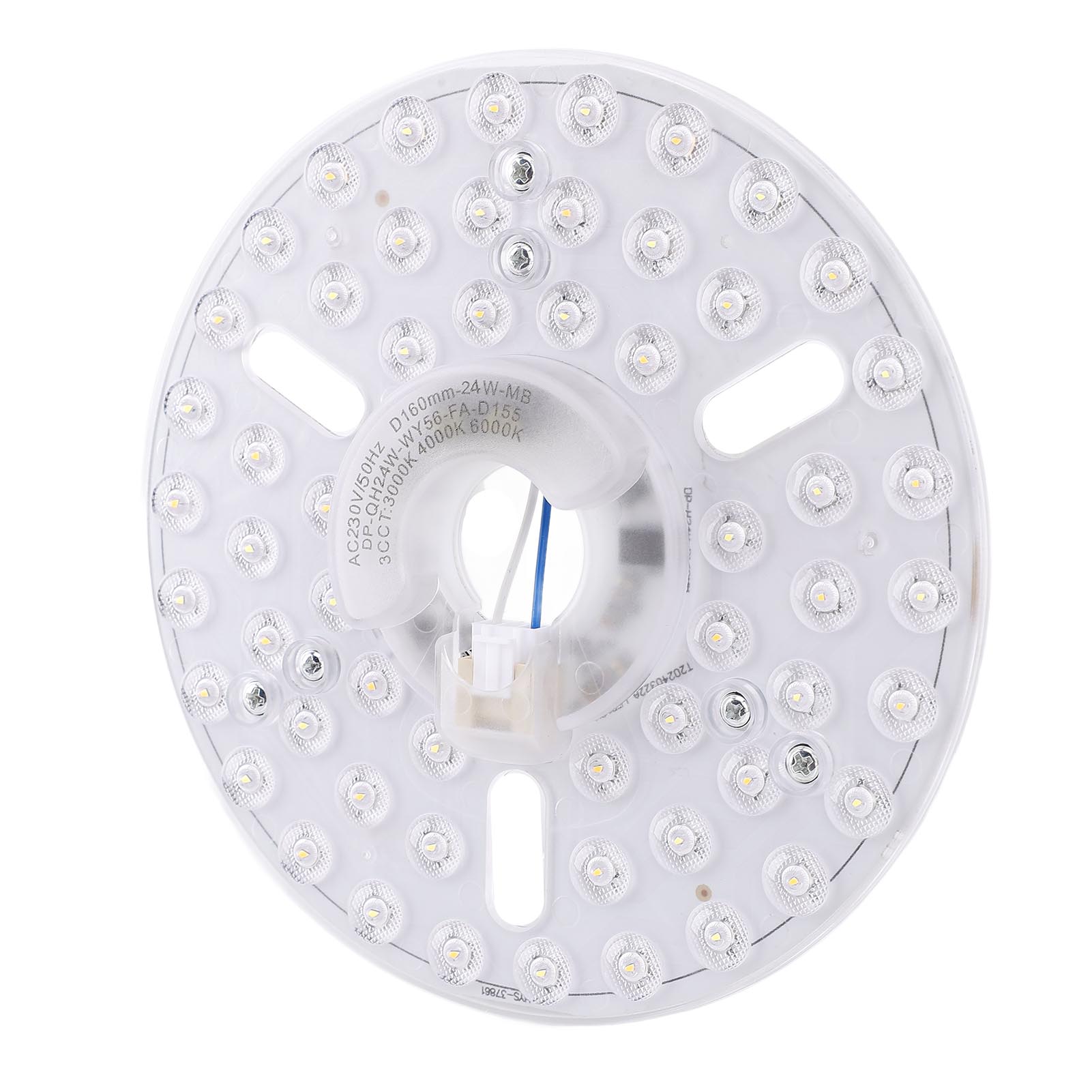 Ceiling Fan Light Kit Replacement - 6.3-inch 24W Magnetic LED Wick Replacement