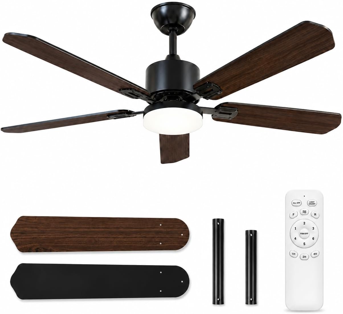 Ceiling Fan Led 3 Blade Modern - 42 Inch Ceiling Fans with Lights