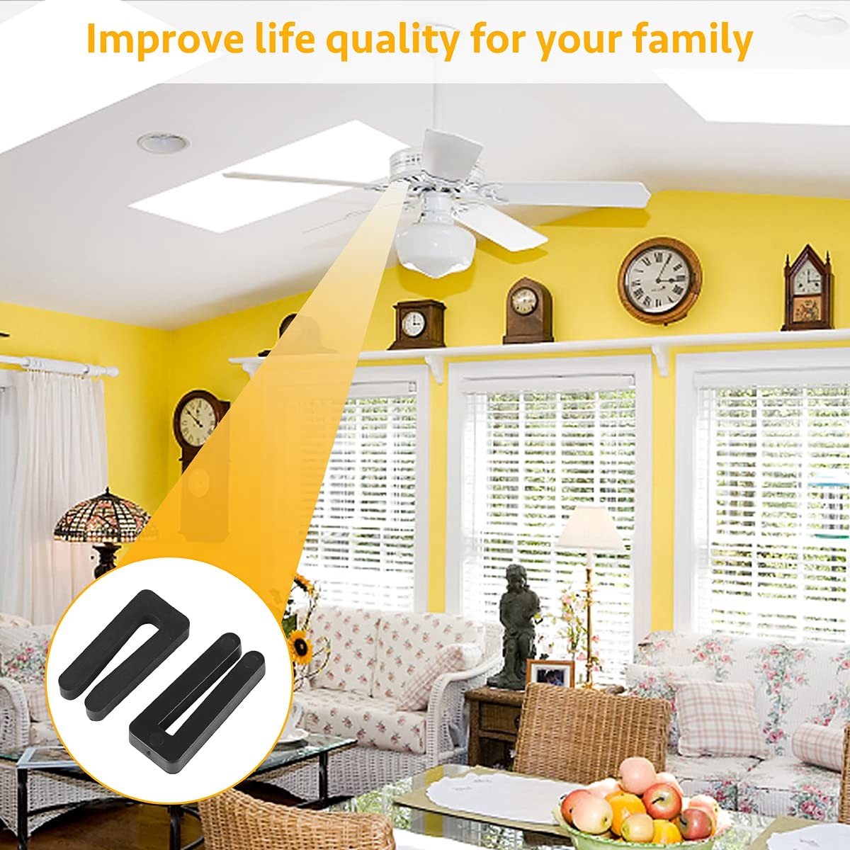 Ceiling Fan Blade Balancing Kit - Y39A-8 Sets Ceiling Fan Blade Balancing