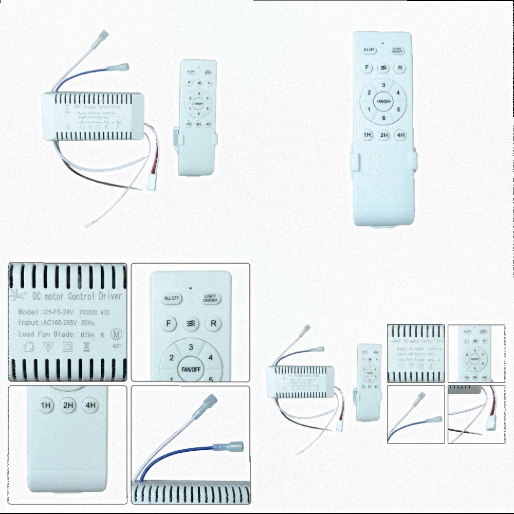 DC24V 6-Speed Ceiling Fan Remo - Ceiling Fan Light Kit Replacement 评论和价格