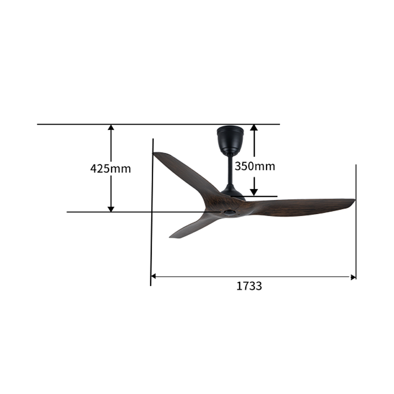 Powerful Metal DC Motor Remote - Ceiling Fan Dc Motor 52 Inch 评论和价格