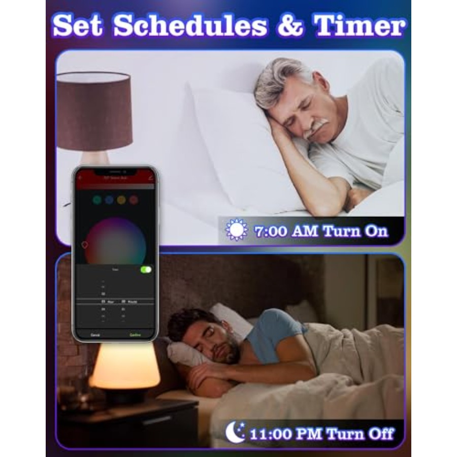 Smart Bulbs, Alexa WiFi Candel - Smart Ceiling Fan Alexa Wifi 评论和价格
