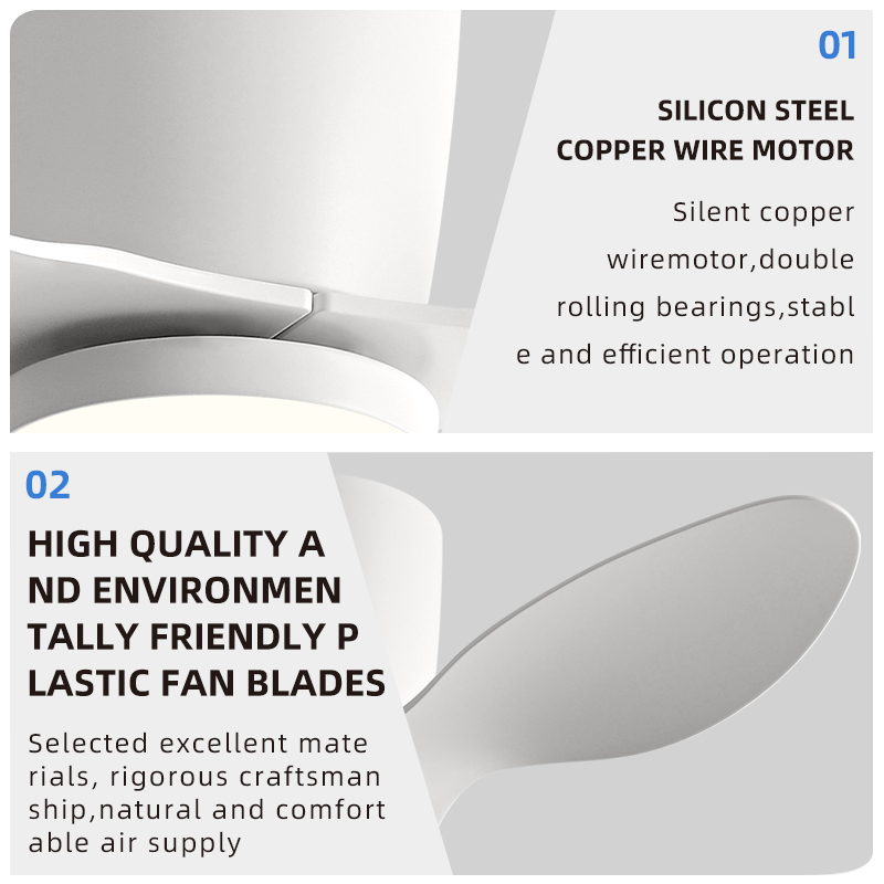 QINIWAKE 25/36 Inch Low Profil - Smart Ceiling Fan With Light Remote 评论和价格