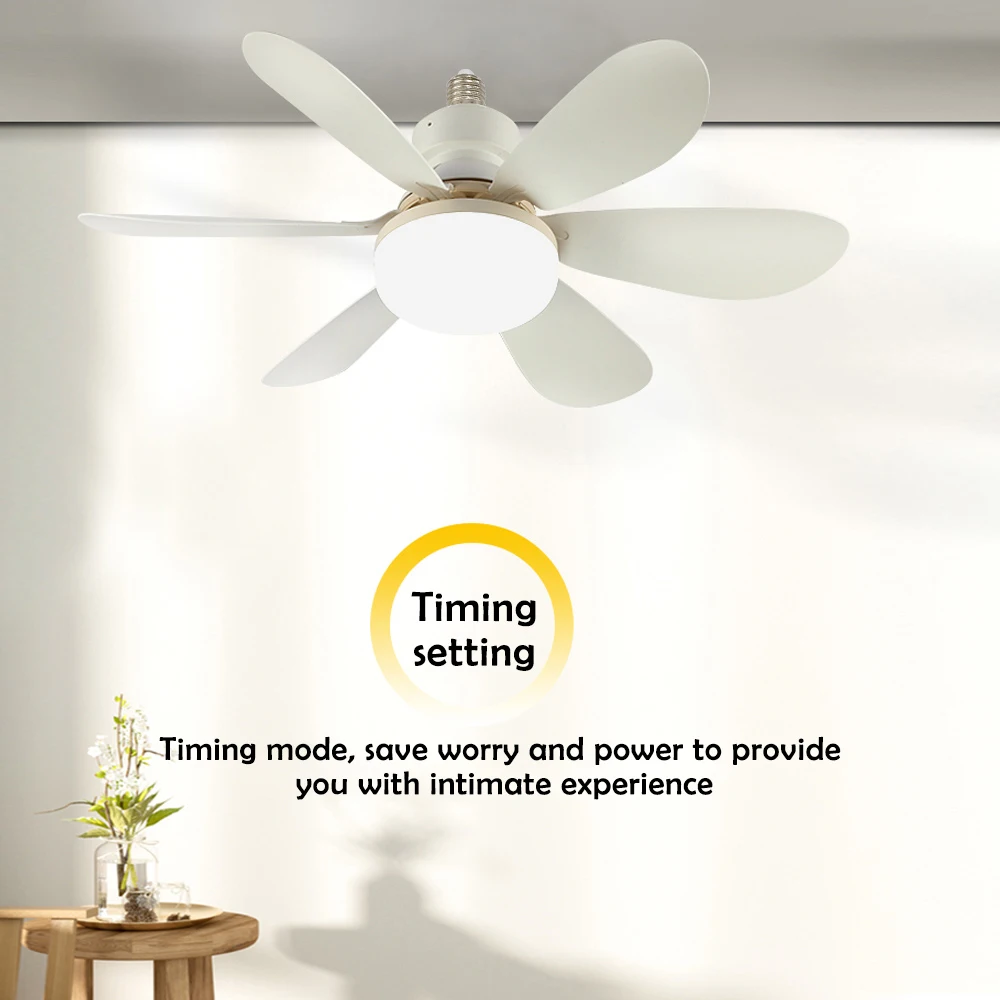 Home LED Ceiling Fan Light E26 - Smart Ceiling Fan With Light Remote 评论和价格