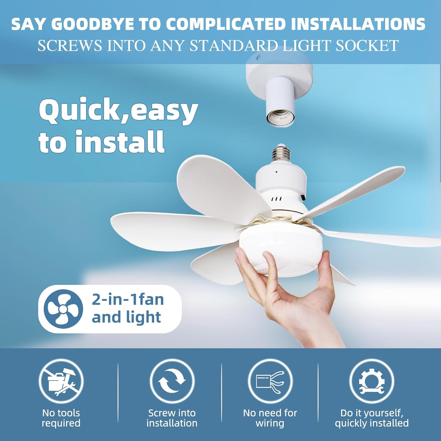 Small Ceiling Fan with Light:  - Ceiling Fan With Remote Control Reversible 评论和价格