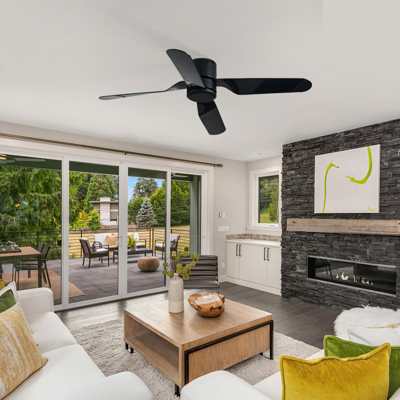 Model 828 Modern 52 Inch Elect - Ceiling Fan Dc Motor 52 Inch 评论和价格