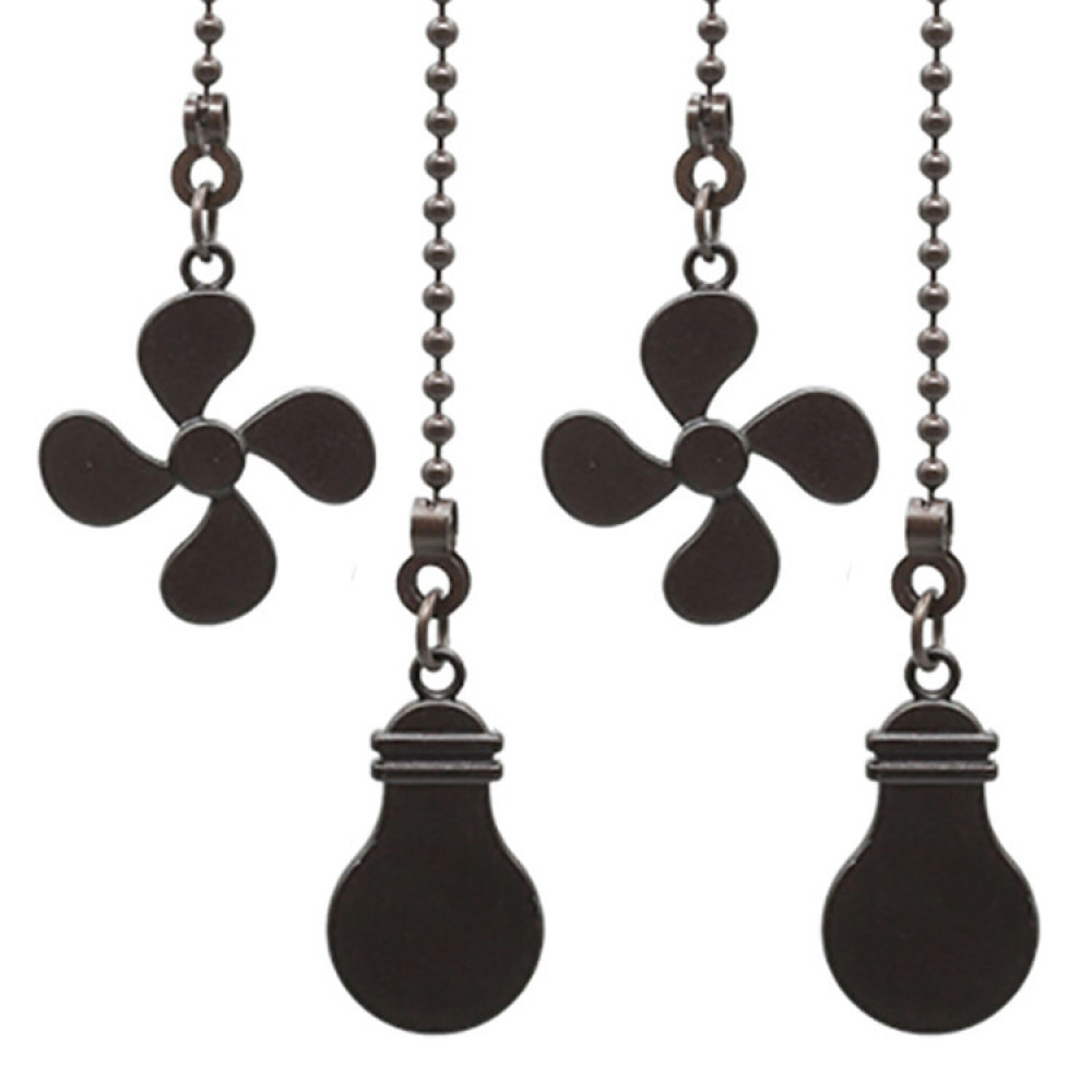 Metal Pendant Four Leaf Pull C - Ceiling Fan Pull Chain Switch 评论和价格