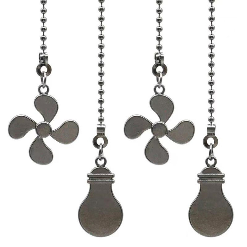 Metal Pendant Four Leaf Pull C - Ceiling Fan Pull Chain Switch 评论和价格