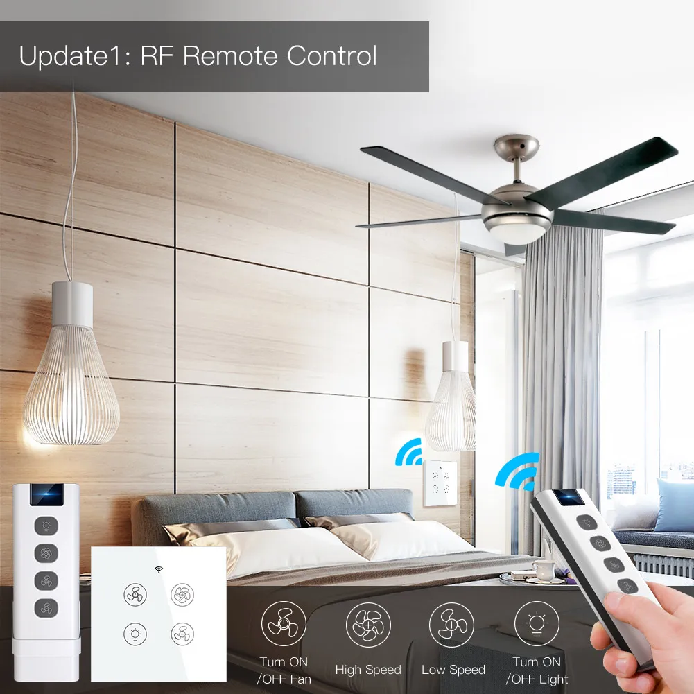 New WiFi RF Smart Ceiling Fan  - Smart Ceiling Fan Alexa Wifi 评论和价格