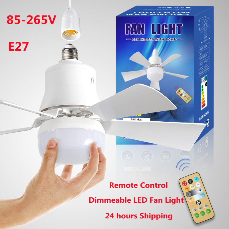 Household led Fan Light 3 Mode - Ceiling Fan Led 3 Blade Modern 评论和价格