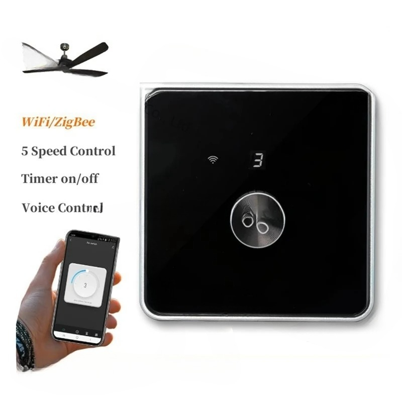 Smart Wifi Fan Switch 5 Speed  - Smart Ceiling Fan Alexa Wifi 评论和价格