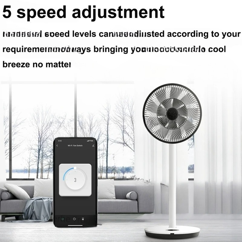 Smart Wifi Fan Switch 5 Speed  - Smart Ceiling Fan Alexa Wifi 评论和价格