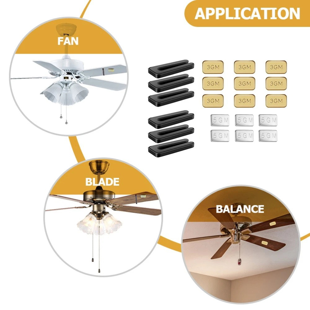 21PCS Metal Ceiling Fan Blade  - Ceiling Fan Blade Balancing Kit 评论和价格