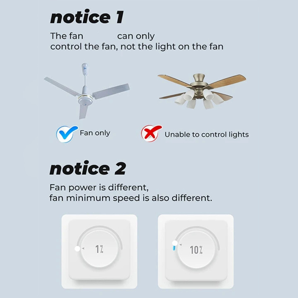 Smart WiFi Ceiling Fan Switch  - Smart Ceiling Fan Alexa Wifi 评论和价格