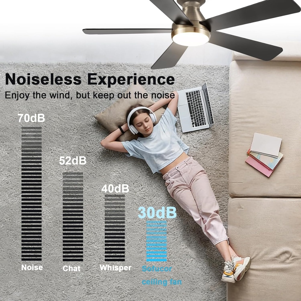 42/52 Inch Modern Ceiling Fan  - Ceiling Fan Dc Motor 52 Inch 评论和价格