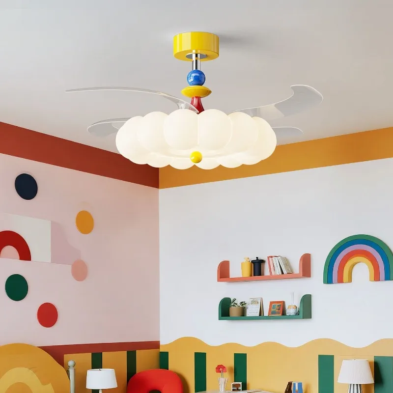 Modern Cream Style Hidden Blad - Ceiling Fan Led 3 Blade Modern 评论和价格