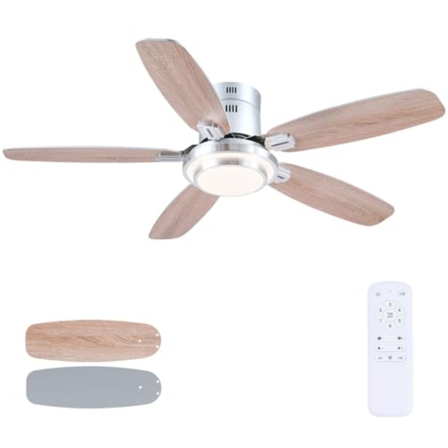 Low Profile Ceiling Fans with  - Ceiling Fan Low Profile Flush Mount 评论和价格
