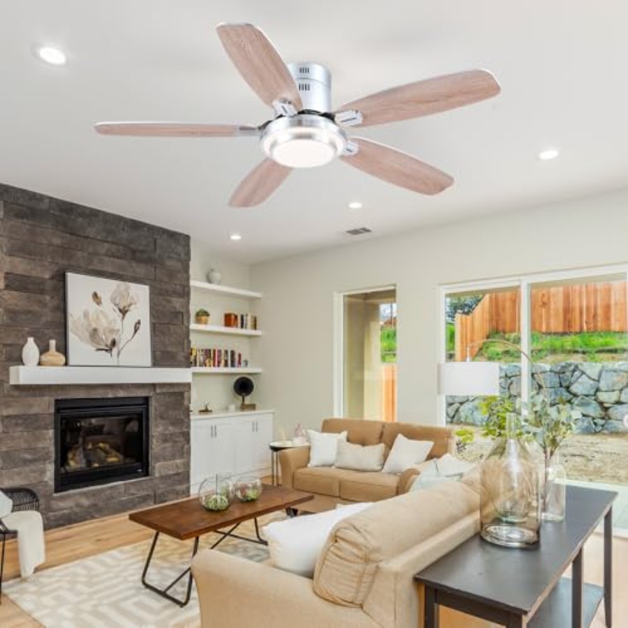 Low Profile Ceiling Fans with  - Ceiling Fan Low Profile Flush Mount 评论和价格