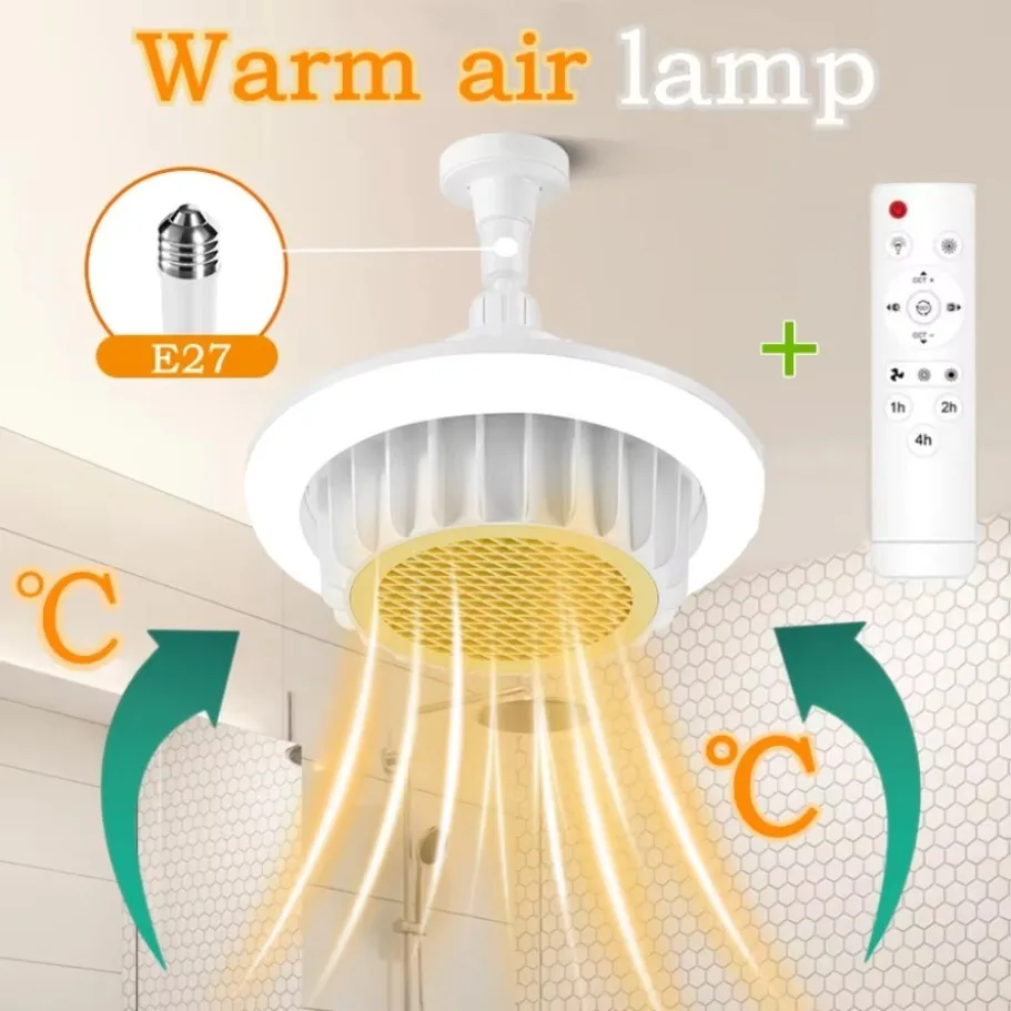 600W Whole House Heating High- - Smart Ceiling Fan With Light Remote 评论和价格