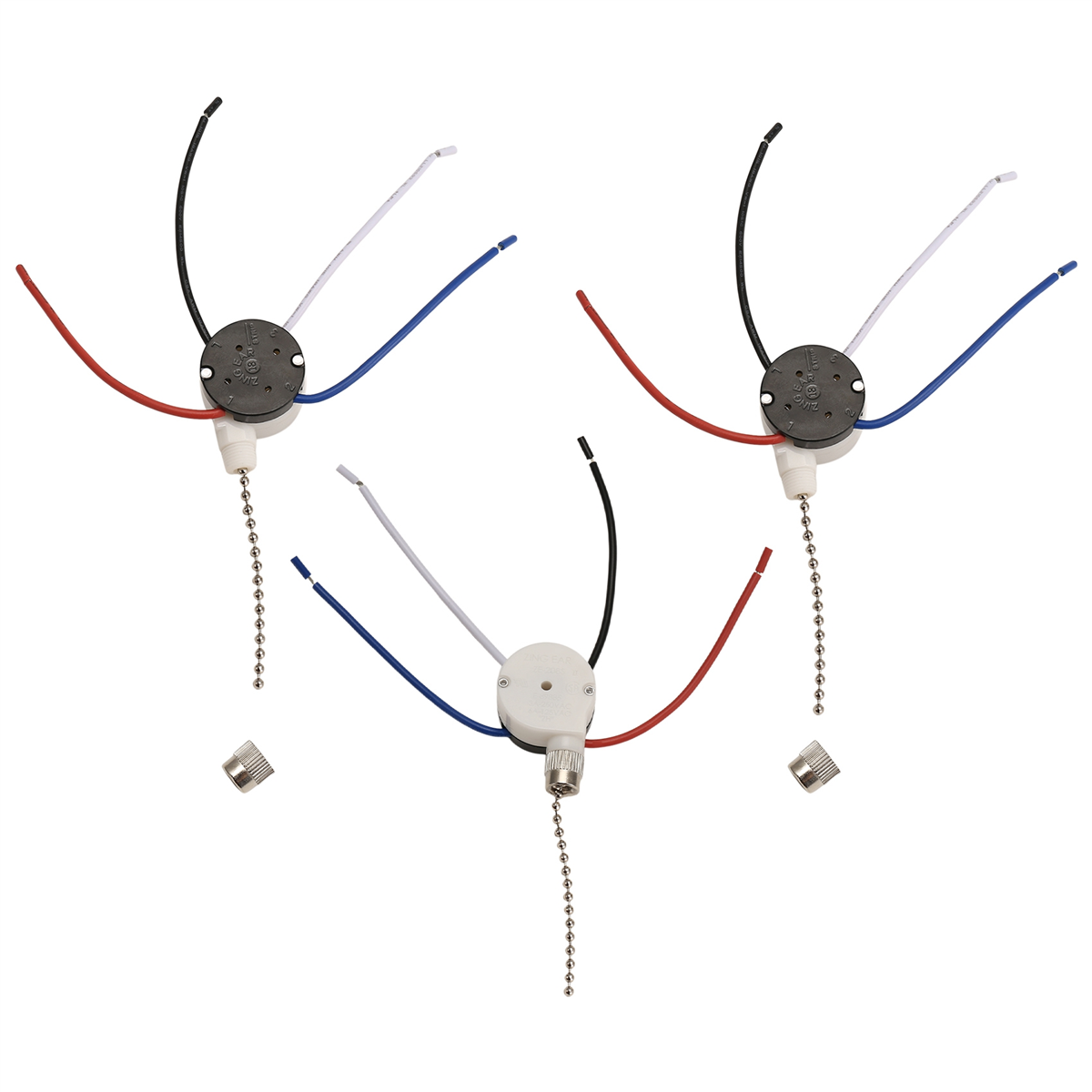 Ze-208s 3 Pcs Ze-208S E89885 3 - Ceiling Fan Pull Chain Switch 评论和价格