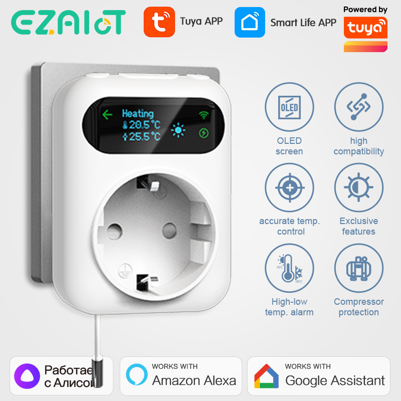 Smart WiFi Socket Thermostat B - Smart Ceiling Fan Alexa Wifi 评论和价格