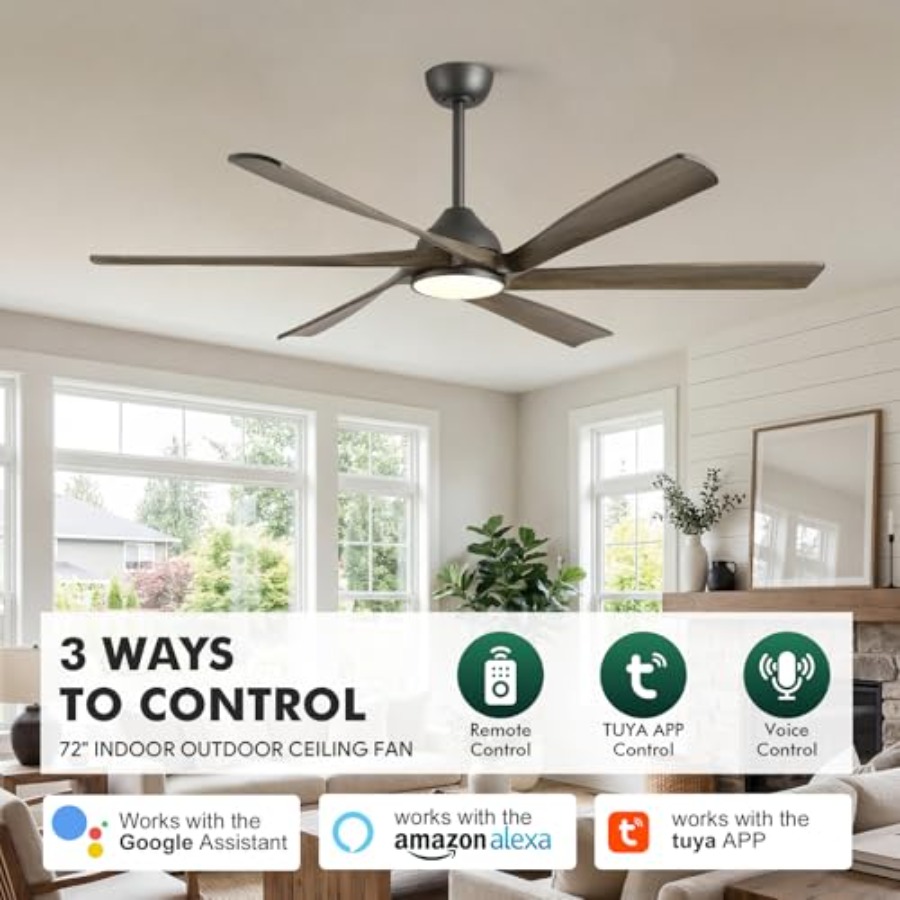 Patio outdoor ceiling fan with - Ceiling Fan Outdoor Damp Rated 评论和价格