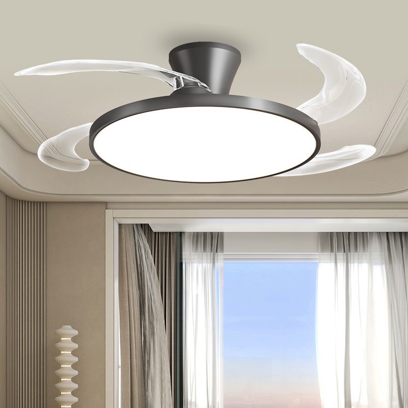 New Ultra-Thin Chandelier Fan  - Ceiling Fan Led 3 Blade Modern 评论和价格