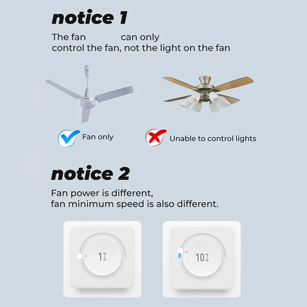 Smart WiFi Ceiling Fan Switch  - Smart Ceiling Fan Alexa Wifi 评论和价格