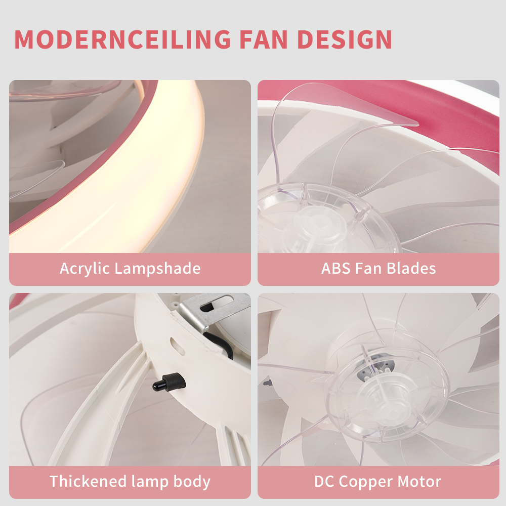 Intelligent LED Ceiling Fan Li - Smart Ceiling Fan With Light Remote 评论和价格