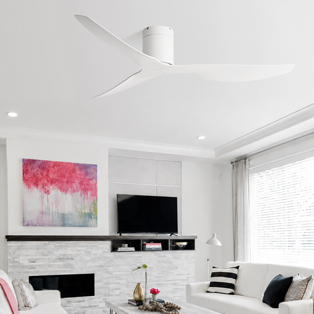 QINIWAKE 45/52/60 Inch Ceiling - Ceiling Fan Dc Motor 52 Inch 评论和价格