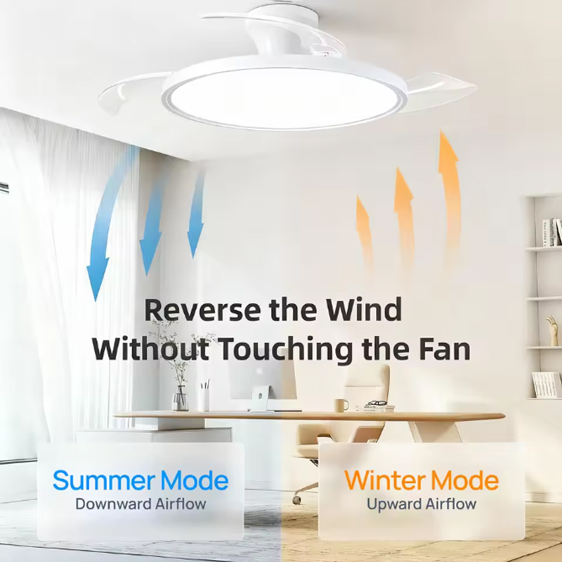 New ultra-thin chandelier fan  - Ceiling Fan Led 3 Blade Modern 评论和价格