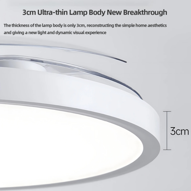New ultra-thin chandelier fan  - Ceiling Fan Led 3 Blade Modern 评论和价格