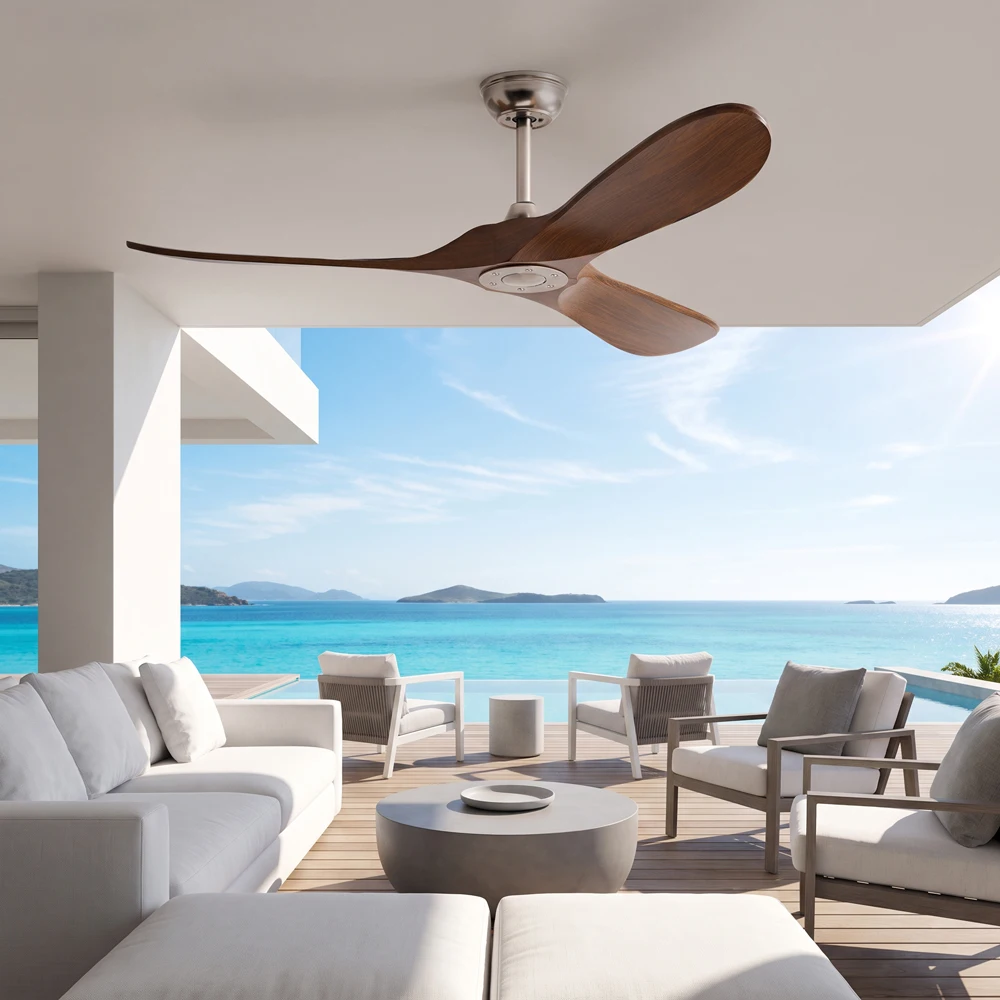 36-60 inch 3 Blade Ceiling Fan - Ceiling Fan Led 3 Blade Modern 评论和价格