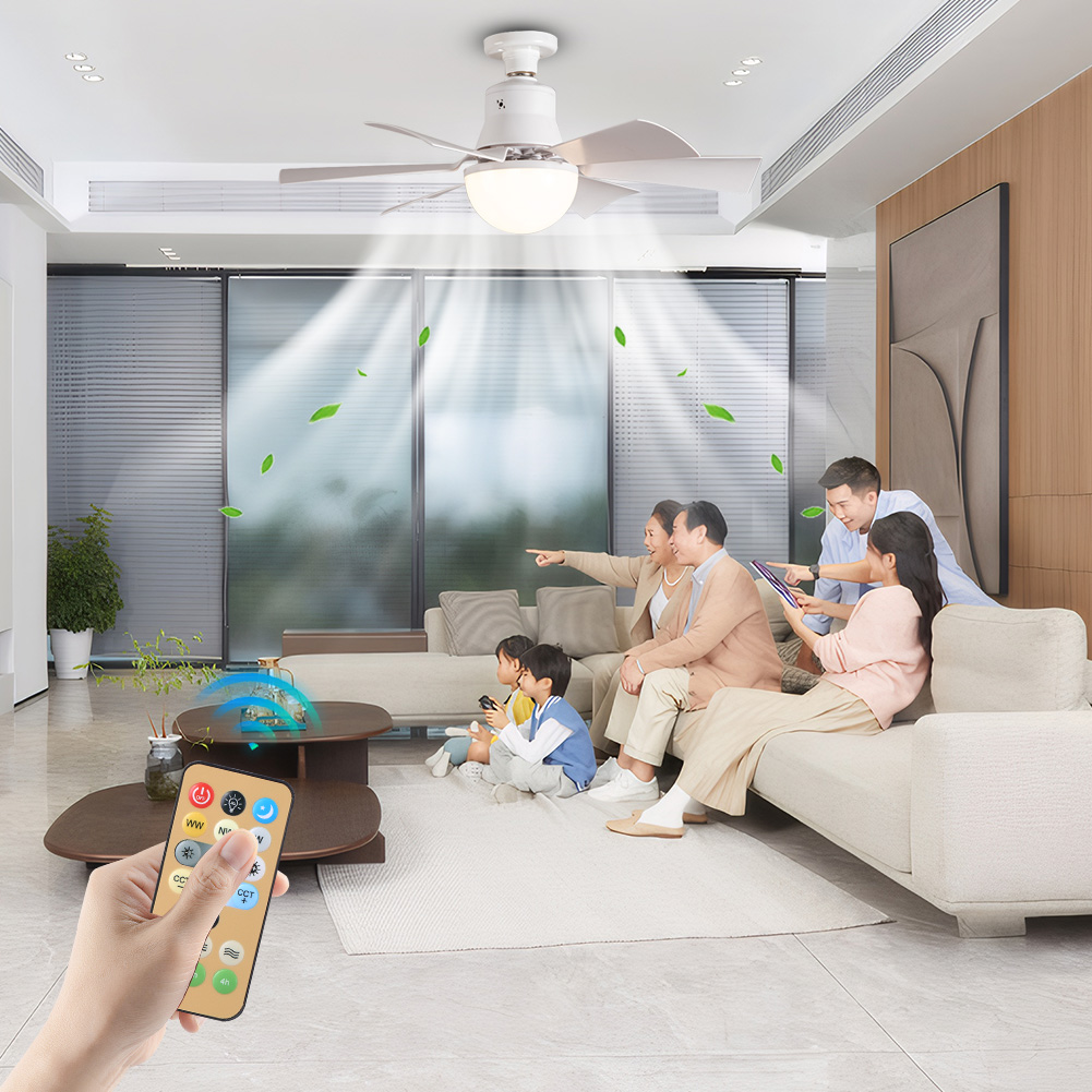 Ceiling Fan Light with Remote  - Ceiling Fan Led 3 Blade Modern 评论和价格