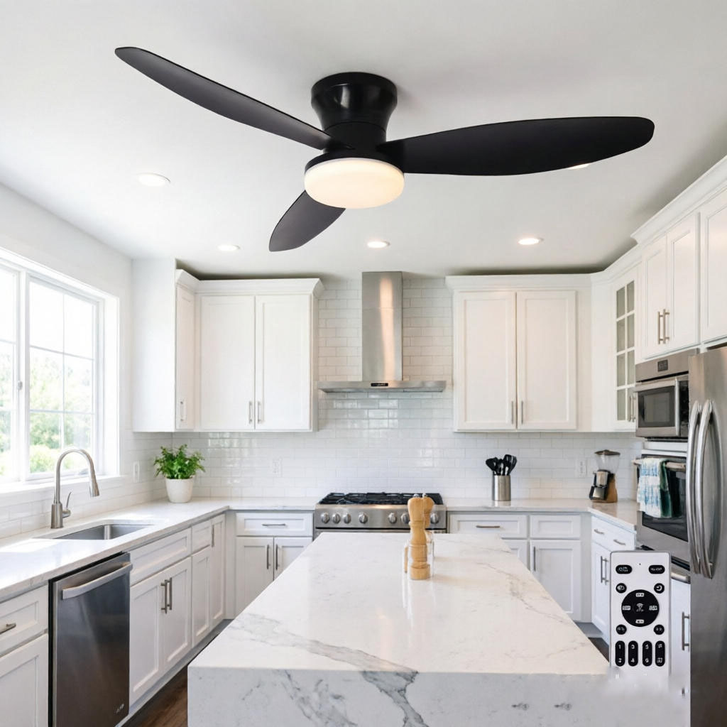 Ceiling Fan with Light 3 Color - Ceiling Fan Led 3 Blade Modern 评论和价格
