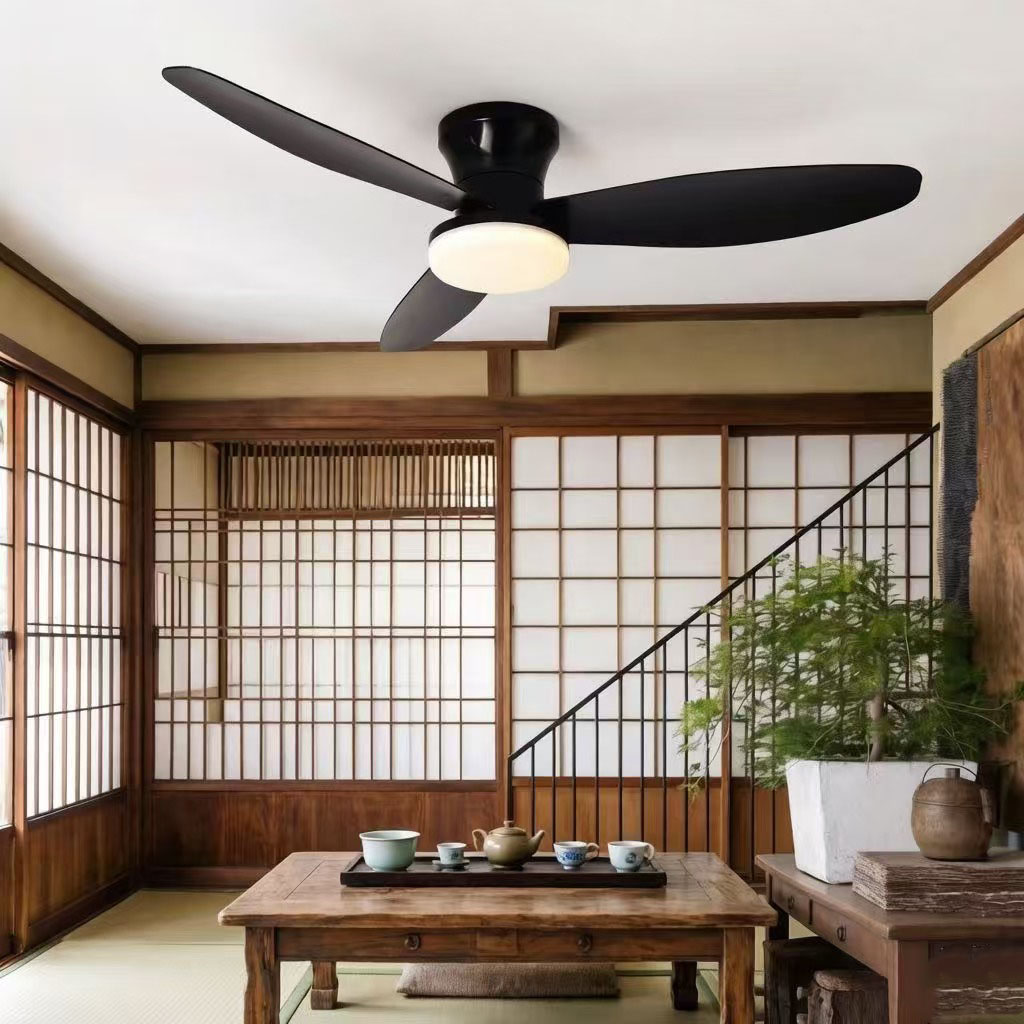 Ceiling Fan with Light 3 Color - Ceiling Fan Led 3 Blade Modern 评论和价格